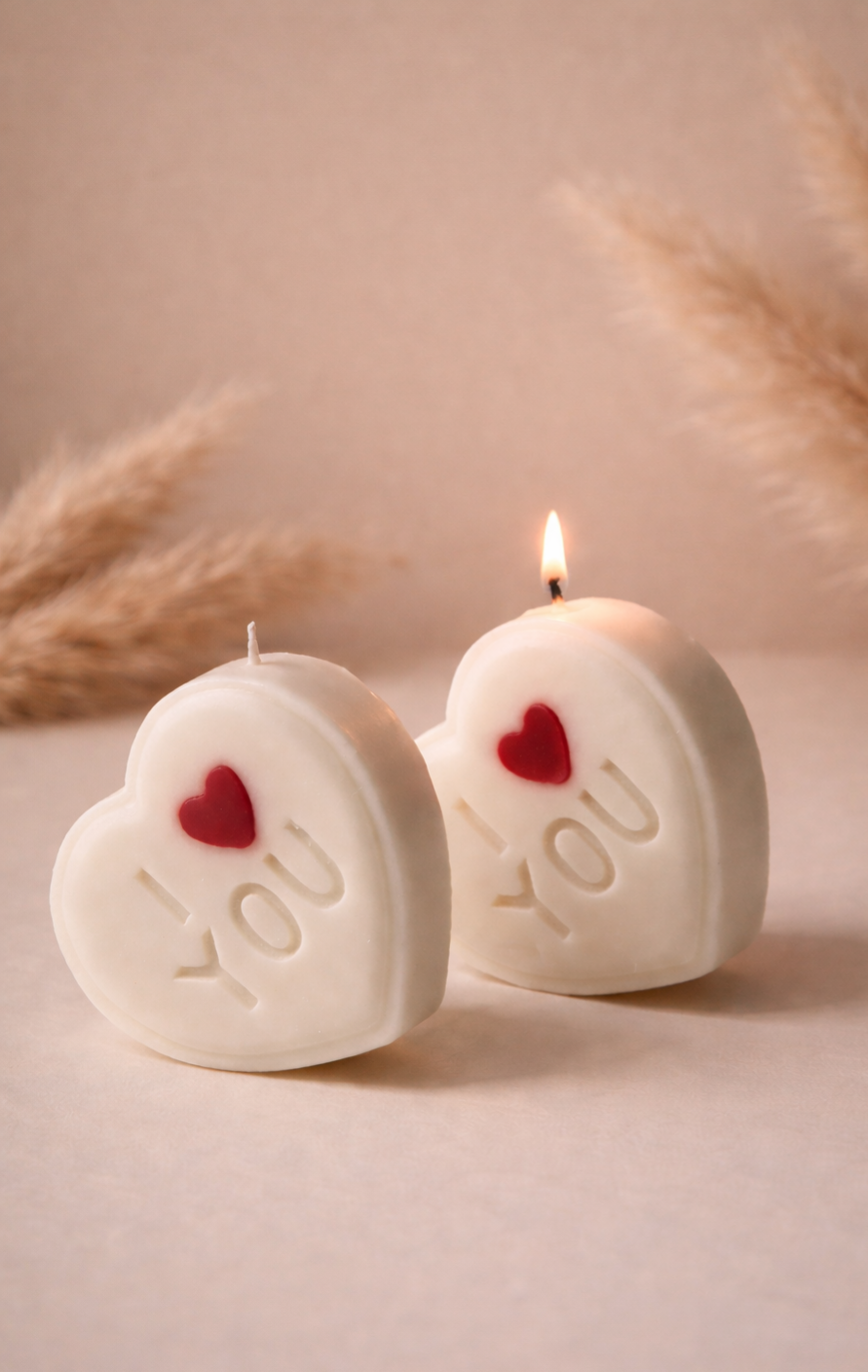 Heart Candle - I ❤️ You