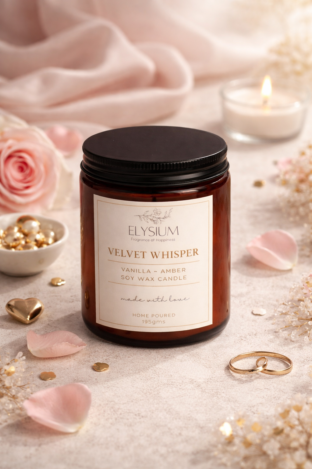 Velvet Whisper Amber Jar