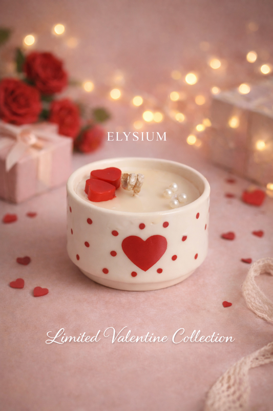 Valentine Heart Jar Candle